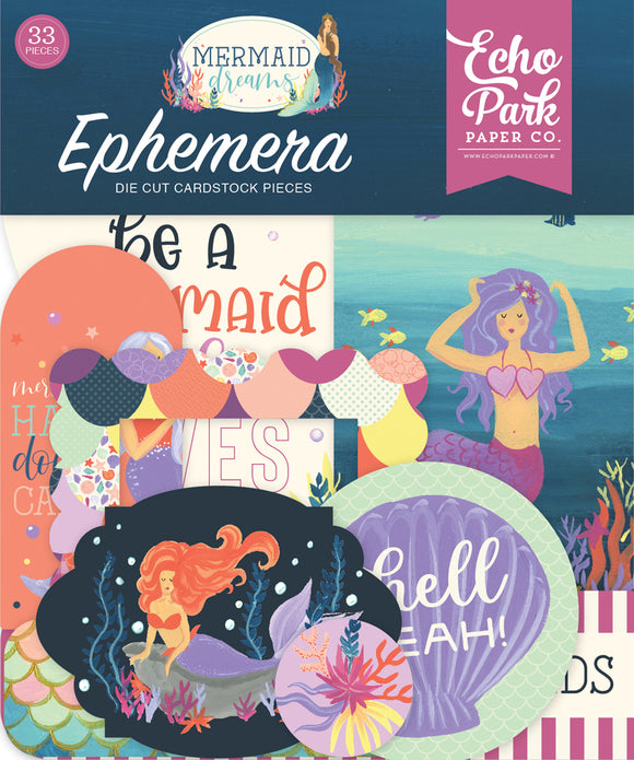 Echo Park Mermaid Dreams Ephemera