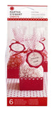 Martha Stewart Valentine mini cellophane treat bags