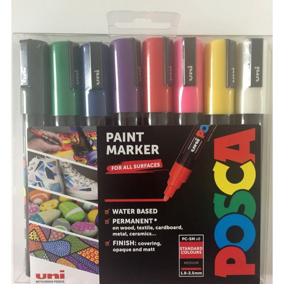 PC-5M standard colours PACK WLT 8