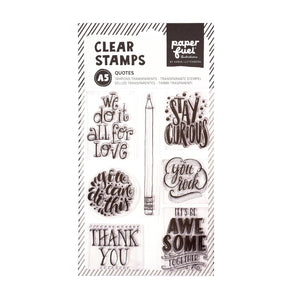 Paperfuel • Clear Stamp A5 Quotes