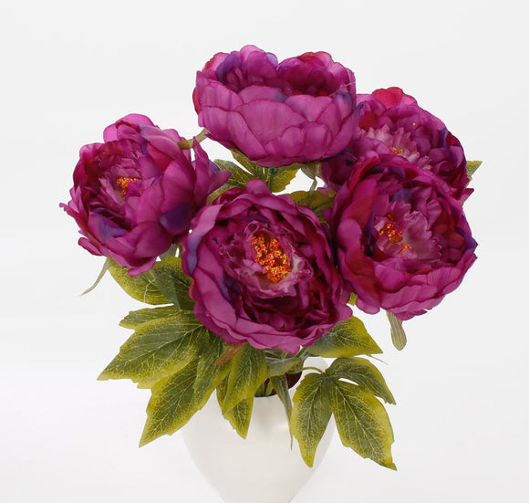 Large Peony head bouquet - 4 colours