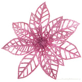 Poinsettia lace effect pinky purple colour