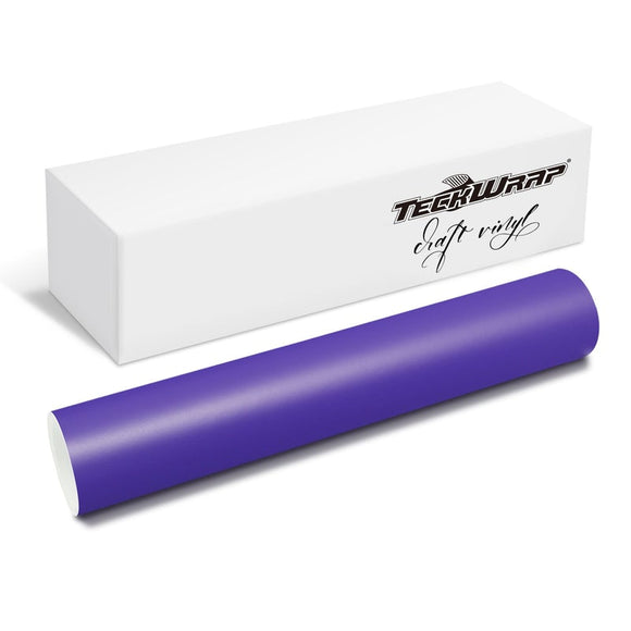 Teckwrap Matte Permanent Craft Vinyl Roll - 8 colours