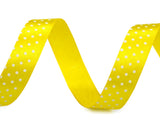 Satin Ribbon with Polka Dots width 15 mm (2.5m)