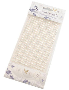 Self Adhesive Faux Pearl Stickers 