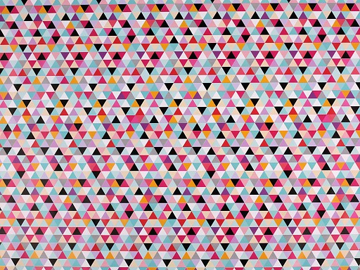 Gift Wrap - Colourful Triangles
