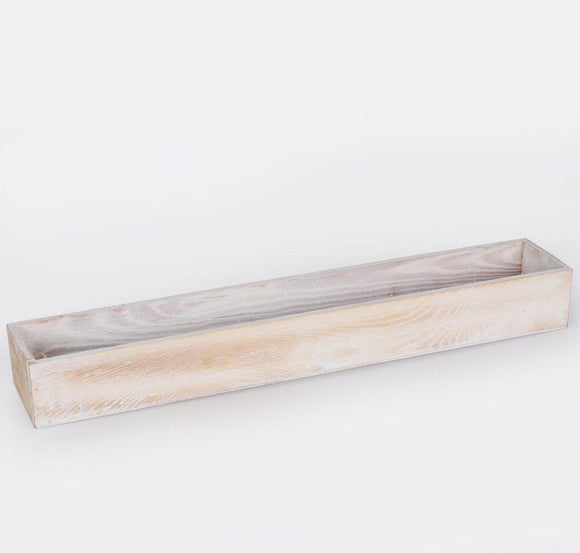 Wooden oblong box - 52*9*6cm