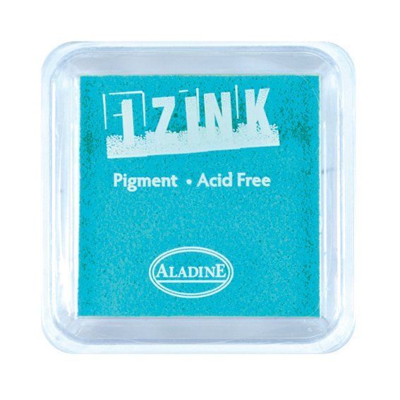 Aladine Large Inkpad Izink Pigment Aqua