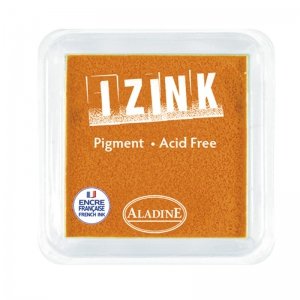 Aladine Large Inkpad Izink Pigment Metal Light Orange