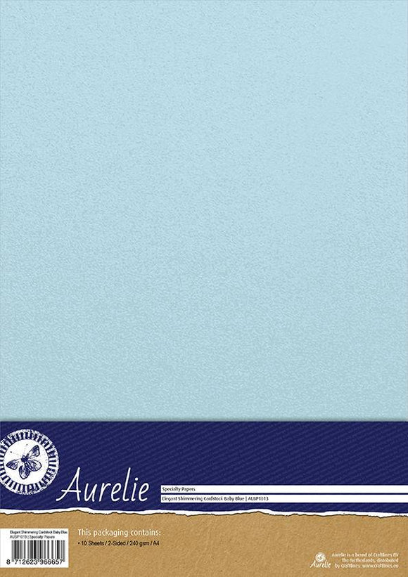 Aurelie Elegant Shimmering Cardstock Mixed Twins (pink & blue)