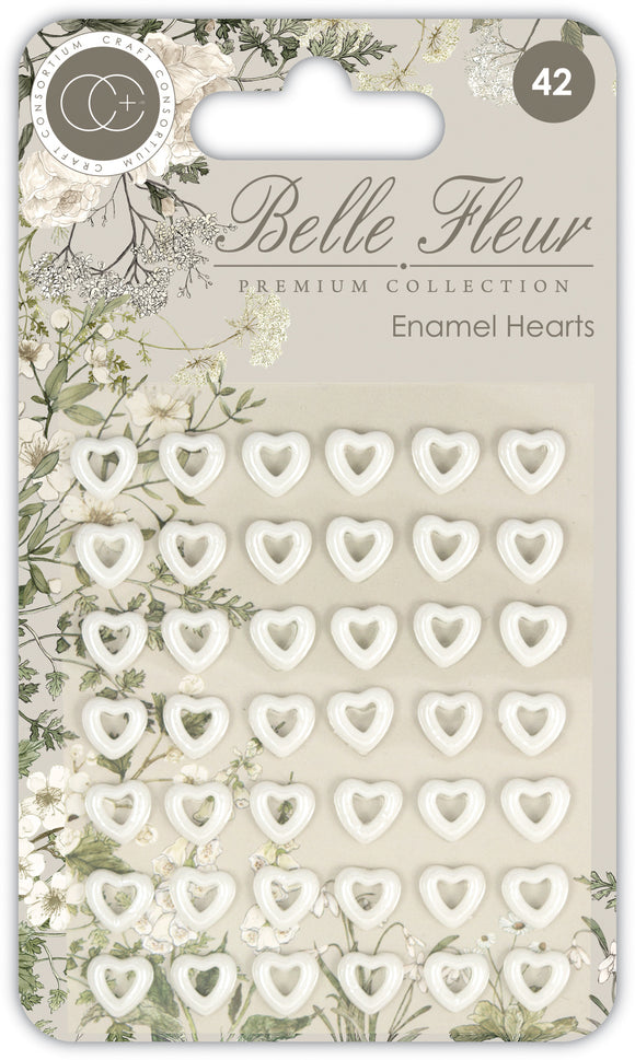 Craft Consortium Belle Fleur Enamel Hearts Ireland