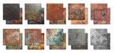 Craft Consortium Essential Craft Papers 12x12 Inch Paper Pad Metal Textures