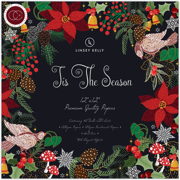 Craft Consortium 'Tis the Season' 12x12 Inch Paper Pad Ireland