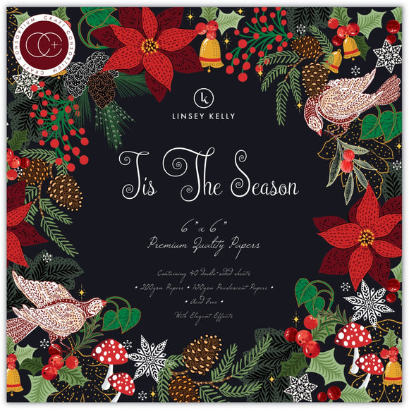 Craft Consortium 'Tis the Season' 6x6 Inch Paper Pad Ireland