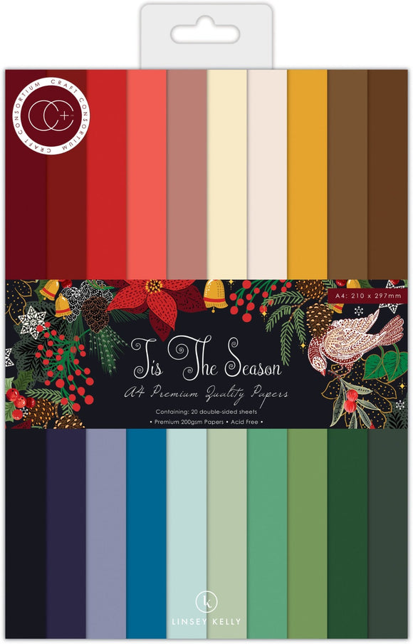 Craft Consortium 'Tis the Season' A4 Paper Pad Ireland