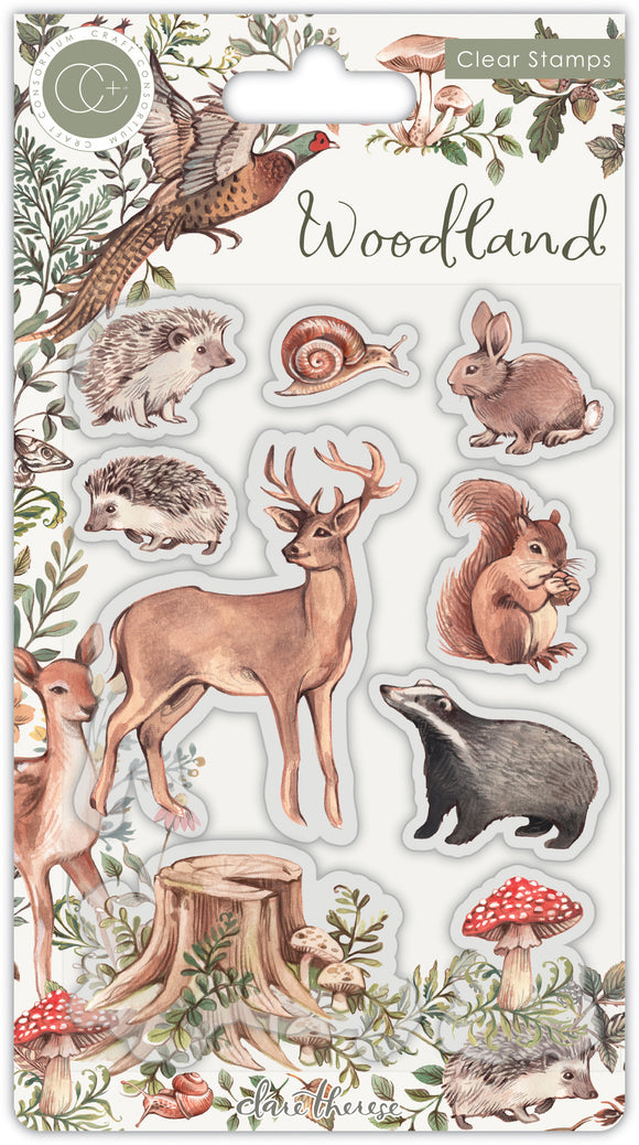Craft Consortium Woodland Animals Stamps