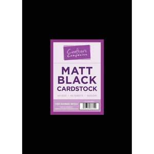 Crafter's Companion Matt Black Cardstock A4 Ireland