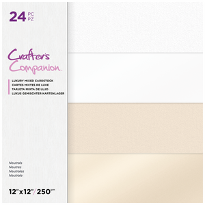 Crafter's Companion Neutrals 12x12 Inch Luxury Mixed Cardstock Pad Ireland
