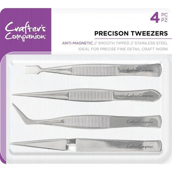 Crafter's Companion Precision Tweezers 4pcs