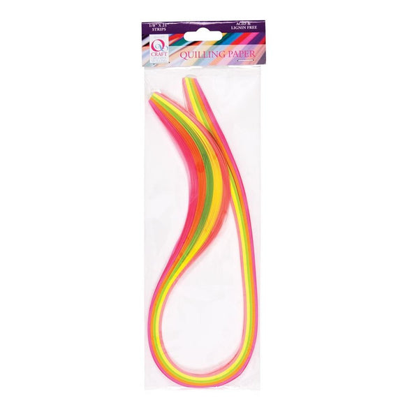 Docrafts Quilling Paper Strips Neons (3mm) (100pcs)