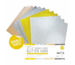 Dovecraft Double Sided Glitter Bumper Pack 12x12 Inch Metallics