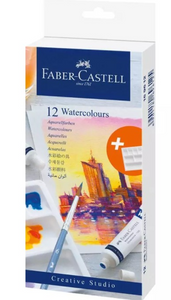 Faber Castell Watercolours (12pcs) + Mixing Palette Ireland