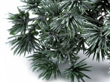 Artificial Frosted Pine Needle Branch on Wire