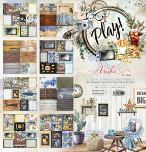 Memory Place Play! 12x12 Inch Journaling Cards Paper Pack Ireland