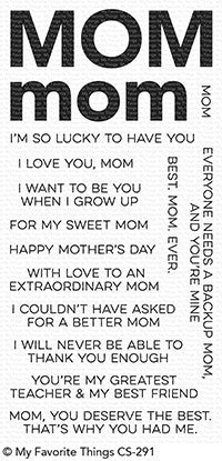 My Favourite Things All About Mom Clear Stamps