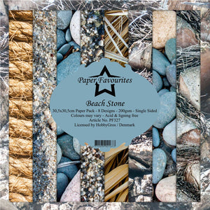 Paper Favourites Beach Stone 12x12 Inch Paper Pack Ireland