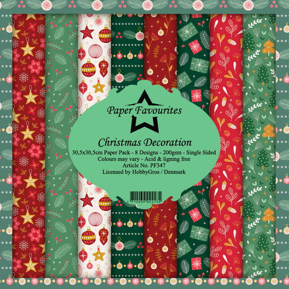 Paper Favourites Christmas Decoration 12x12 Inch Paper Pack