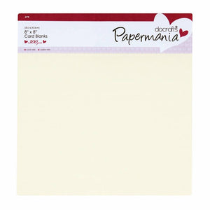 Papermania Cards & Envelopes 8x8 Inch Cream (6pk)