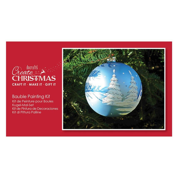 Papermania Create Christmas Bauble Painting Kit Clear