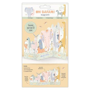Papermania On Safari Decoupage Card Kit 