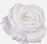 Artificial Rose head Ireland white