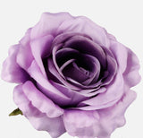 Artificial Rose head Ireland Lilac