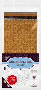 Scrapbook Adhesives Metallic Transfer Foil Sheets Holographic (5pcs)