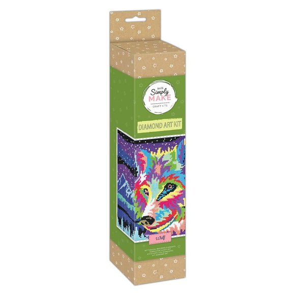 Wolf Diamond Art Kit