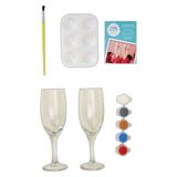 Simply Make Glass Painting Kit Flutes